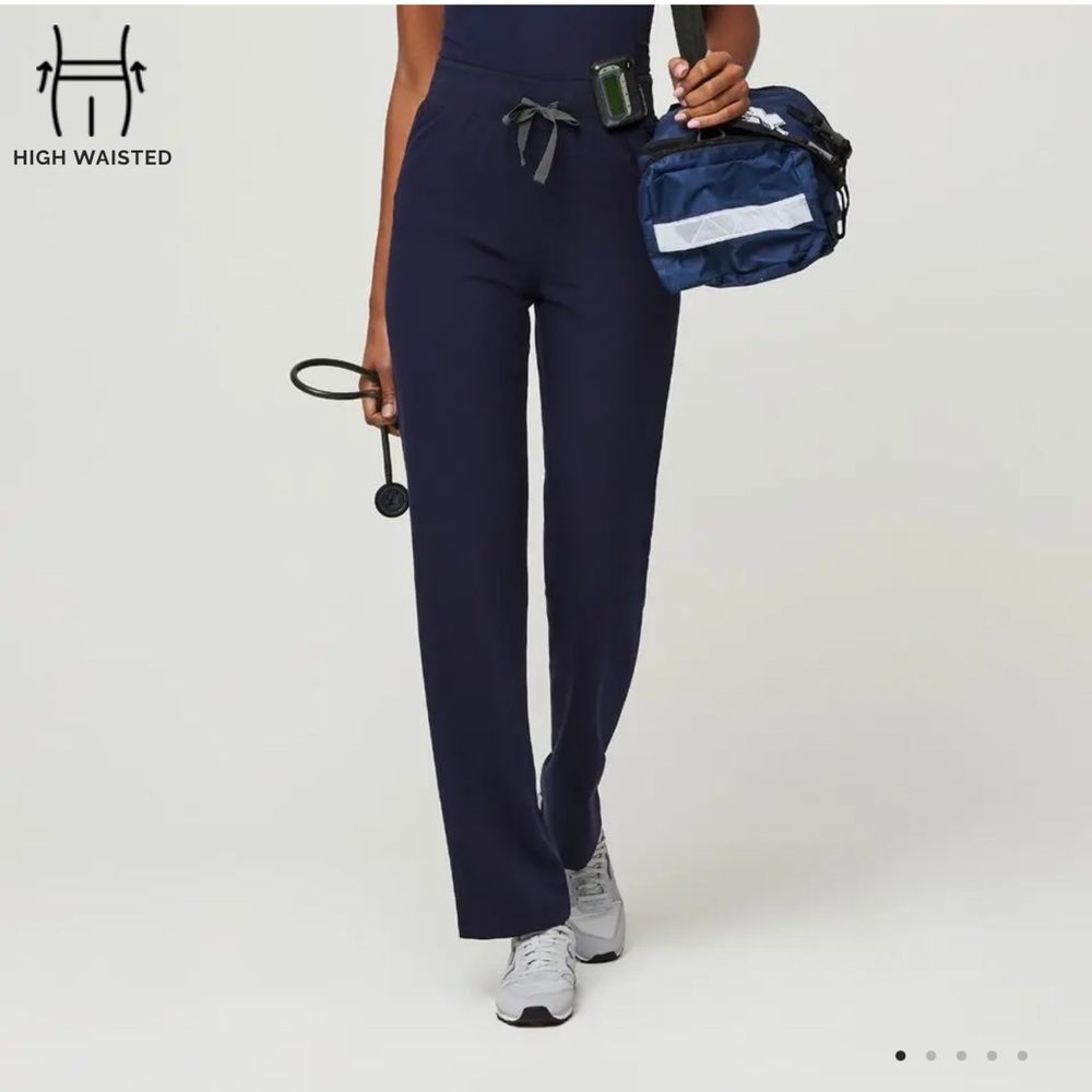 Women's Navy Figs Livingston Scrub Pants